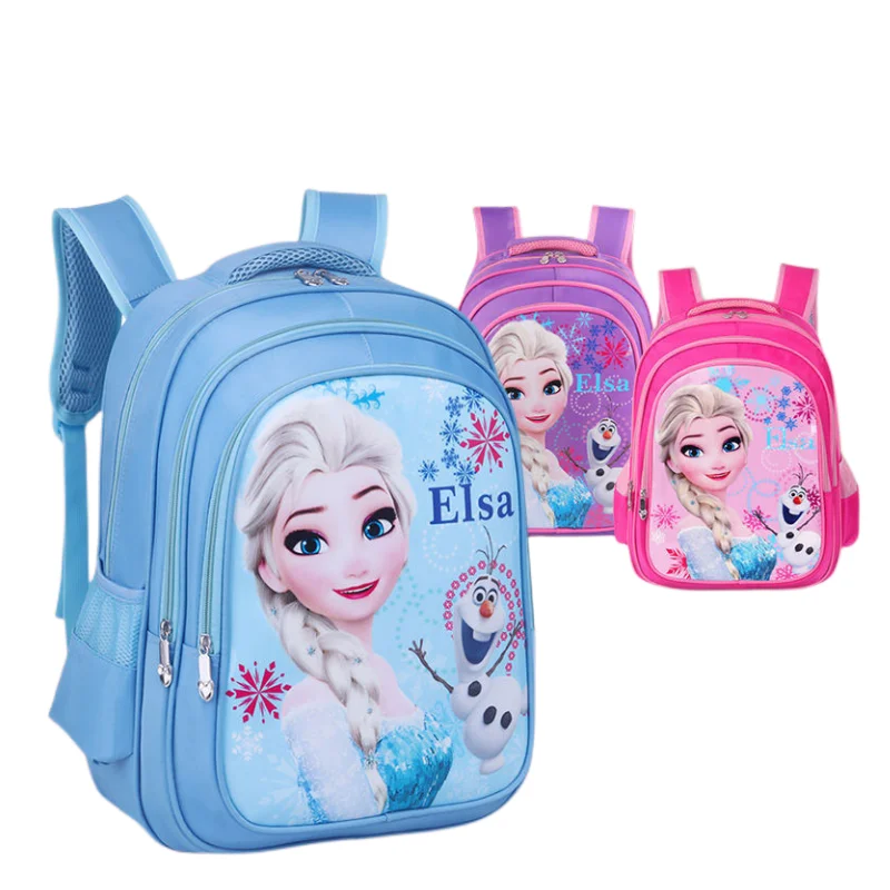 

Frozen Cartoon Anime Kawaii Elsa Primary School Children Cute Personality Fashion Large Capacity Backpack Girls Creative Gift