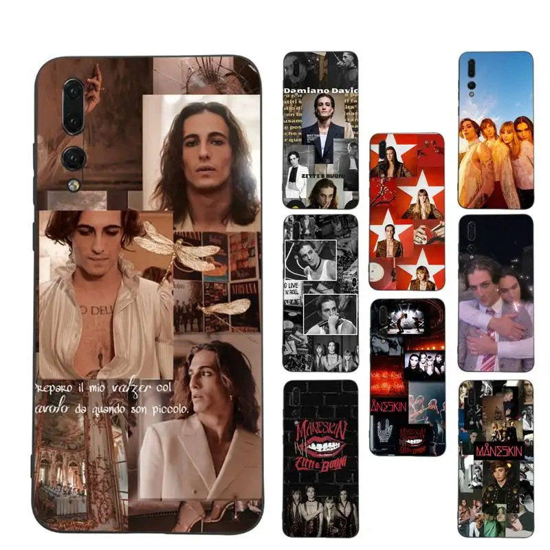 

Maneskin Damiano David Phone Case Soft Silicone Case For Huawei P 30lite p30 20pro p40lite P30 Capa