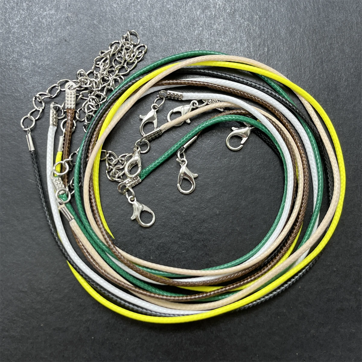 

10-30pcs Men's and Women's Lovers' Leather Rope Necklace Jewelry Supplies DIY Handmade Various Pendant Connector Accessories