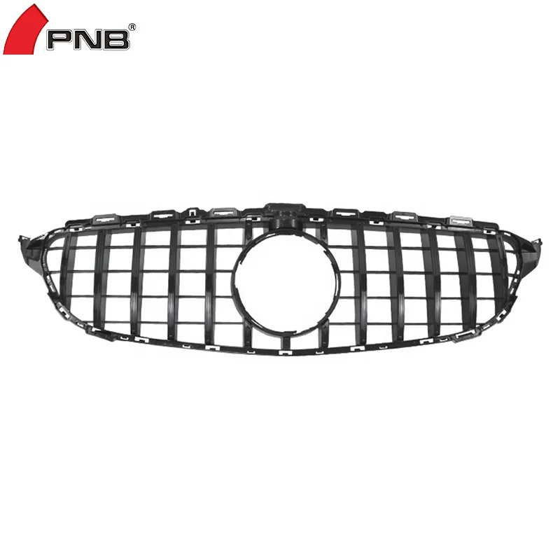

Factory spot GTR style grilles for mercedes c class w205 c63 refit large vertical bar 2019 2020 2021