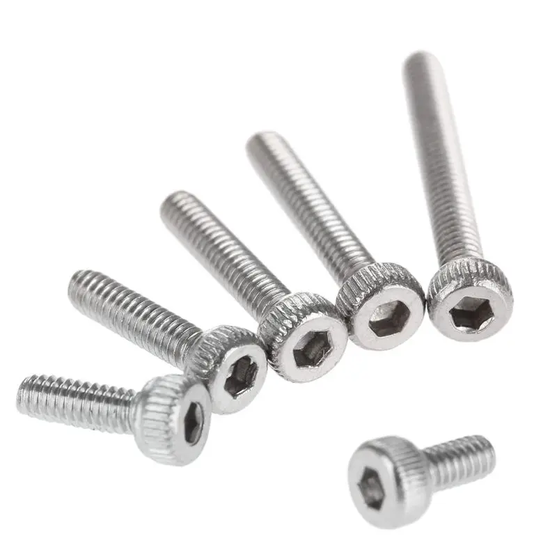 Акция! 180 шт./компл. M2 * 4 / 6 8 10 12 16 мм винт с шестигранной головкой из нержавеющей