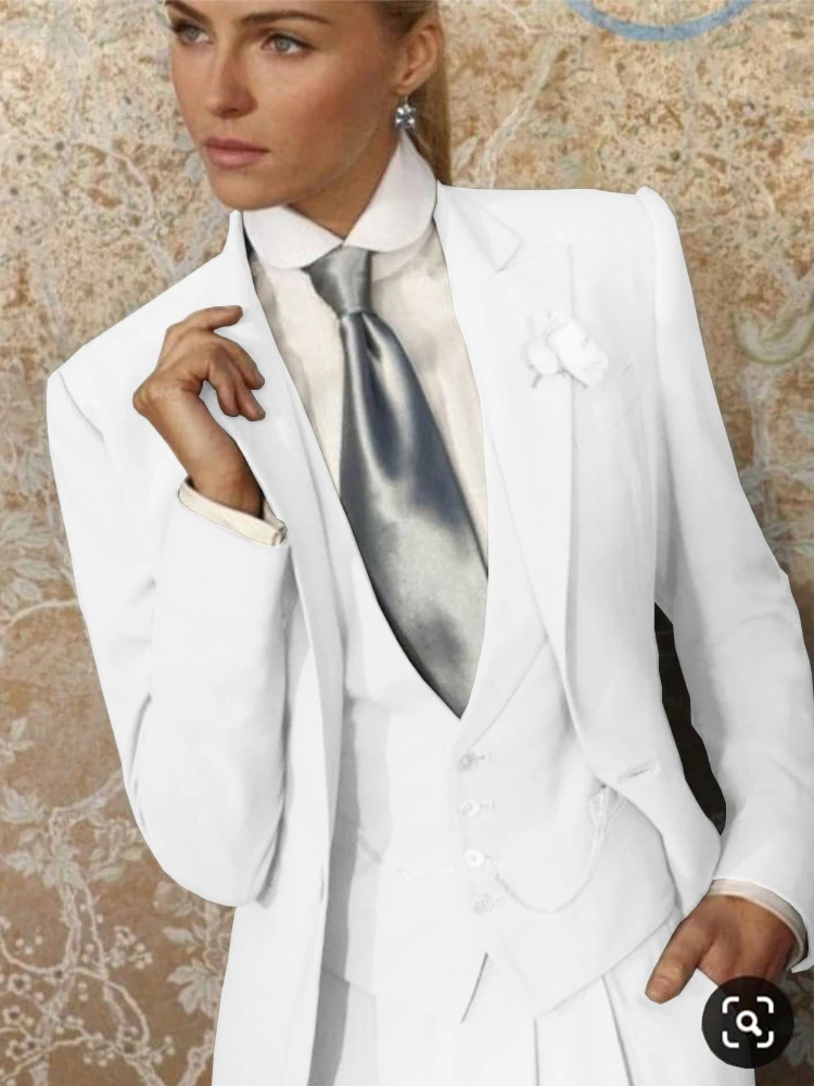 Women's Suit Fitting Office Business Wedding Bridesmaid Elegant Three-piece Fashion Trailblazer enlarge