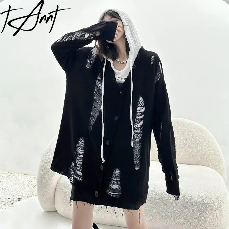 

Женский Асимметричный вязаный свитер с V-образным вырезом