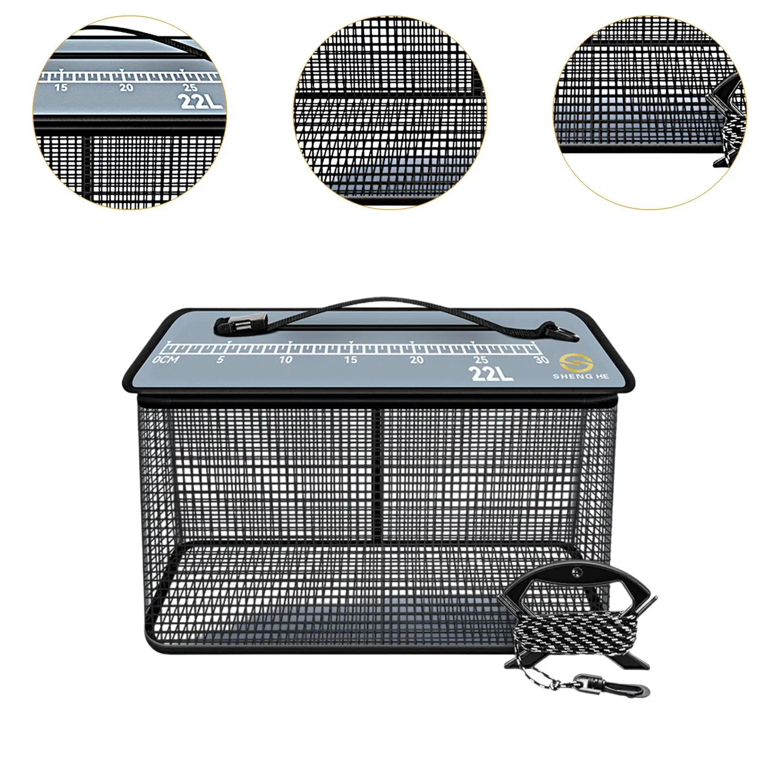 Рыболовная корзина рыболовное оборудование кастинговая сеть для живой рыбы