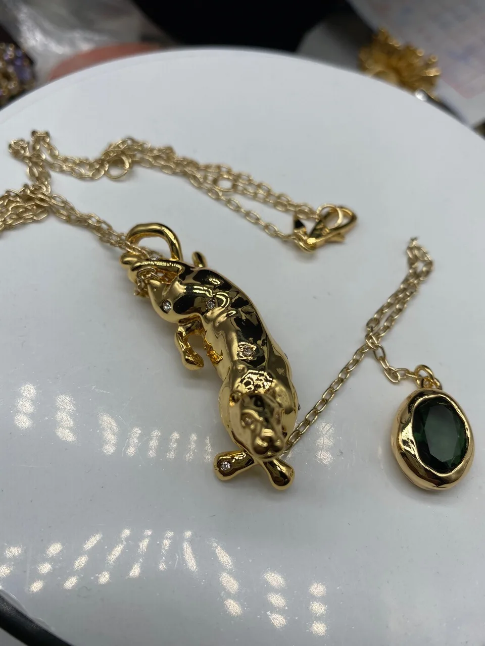 

European and American Fashion Leopard Style Necklace