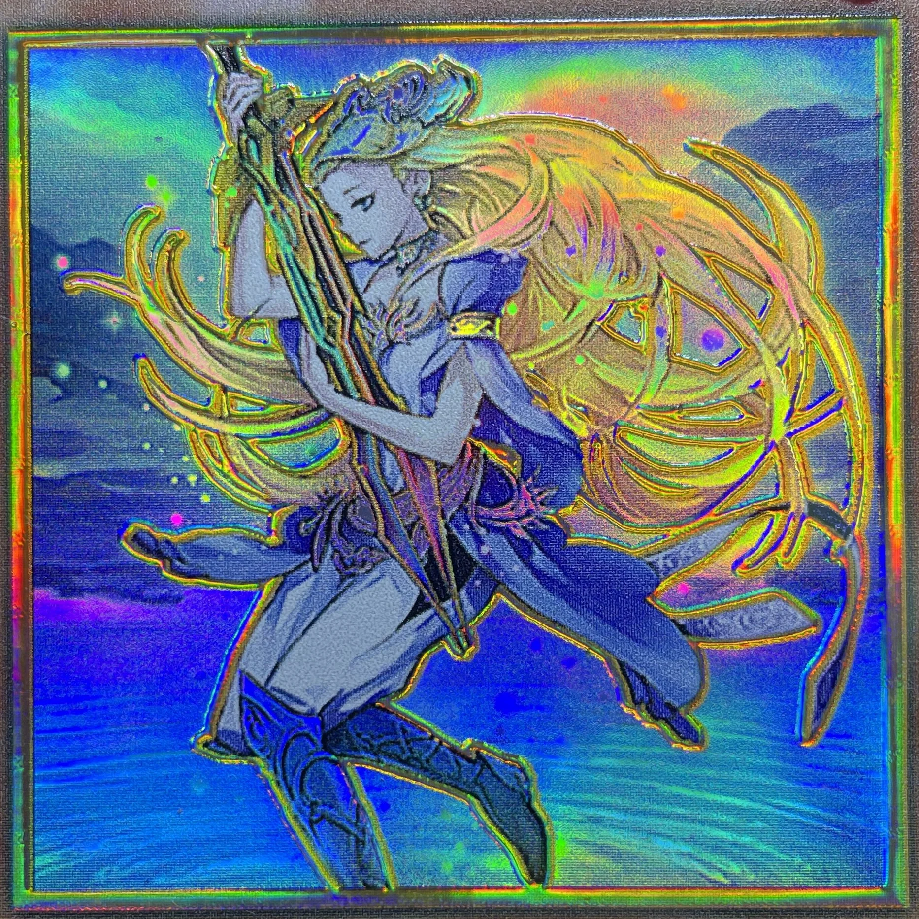 

Yu-Gi-Oh PGR Lady of the Lake Premium Gold Flash Classic Board Game Collection Custom Card （Not original）