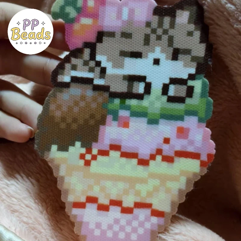 Фото Набор бусин Hama Beads 2.6 мм для термоплавких бусин Perler, креативные пазлы, инструменты для рукоделия, подарки на день рождения, товары для творчества №5