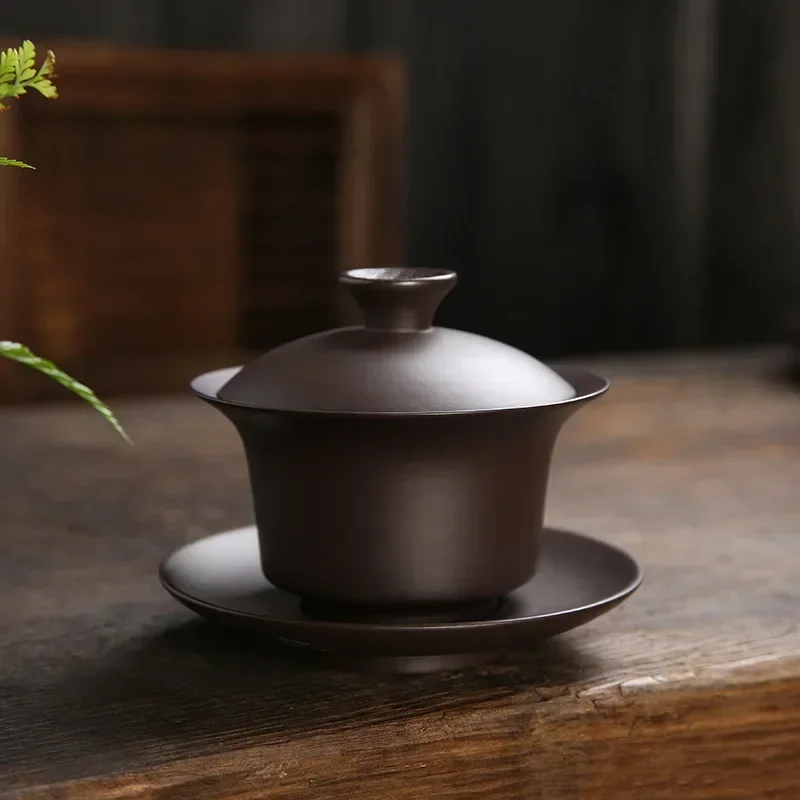 

Ручной гайвань из фиолетовой глины JINGDE TEA SET