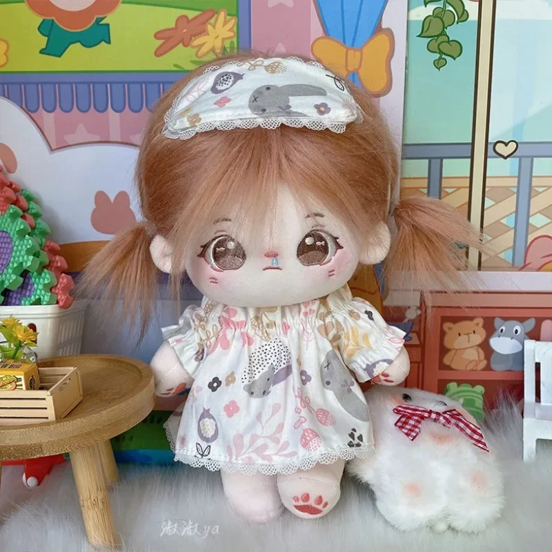 Детская одежда 20 см хлопковые куклы пижамы маски для глаз сменные платья