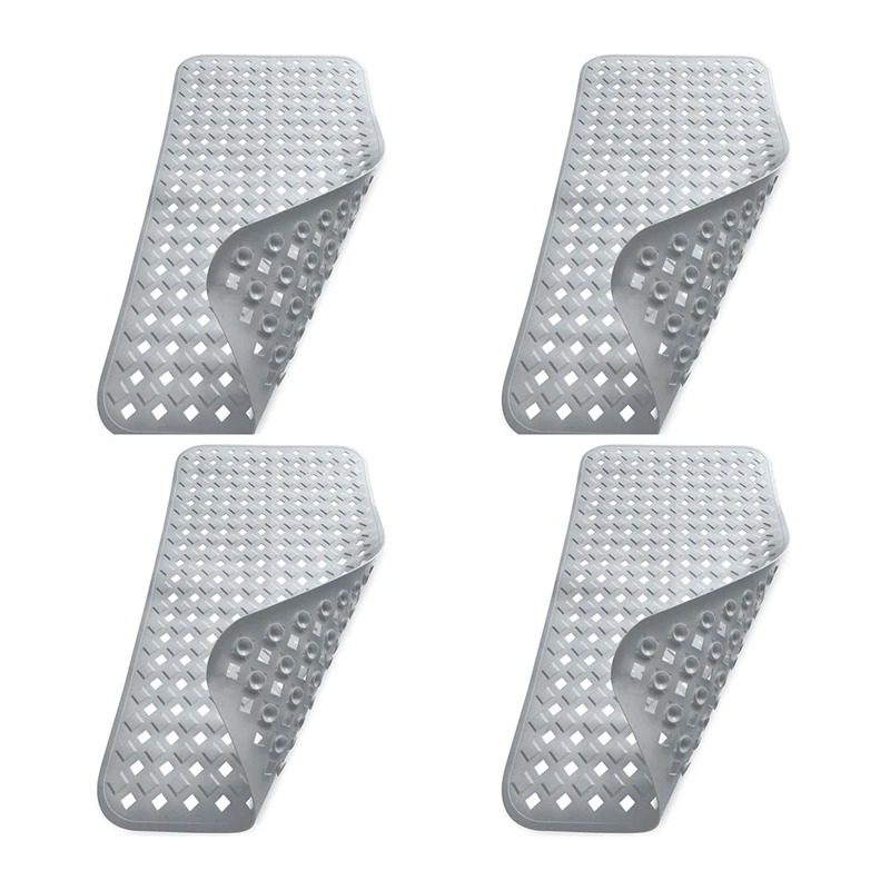 

4X Non-Slip Bath Mat With Strong Grip Skin-Friendly BPA Free Non-Slip Shower Mat Washable Bath Mat Non-Slip Mat B