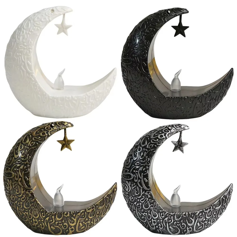 1 шт. подсвечник со звездой и луной уникальный дизайн красивый арабский фонарь