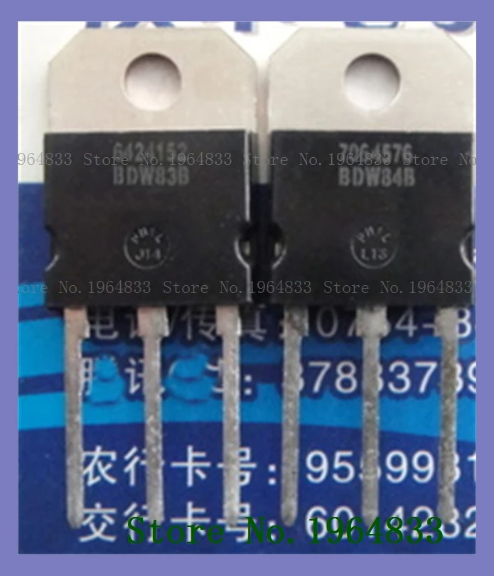 2 шт./партия = пара BDW83B BDW84B 15A 80V