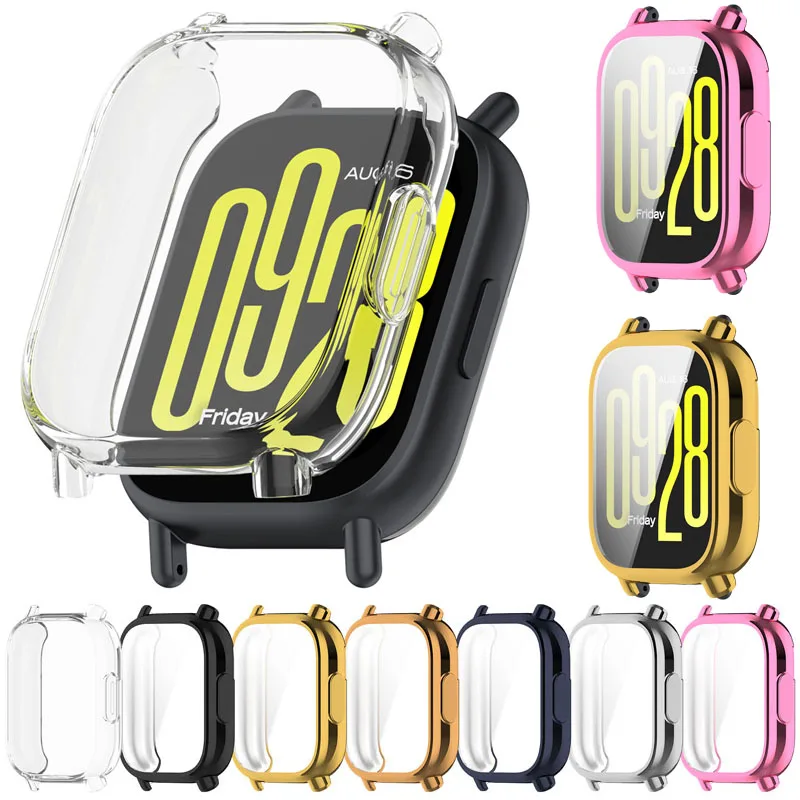Чехол с покрытием для Redmi watch5 Lite Samrt ремешок часов полный бампер защитный чехол из