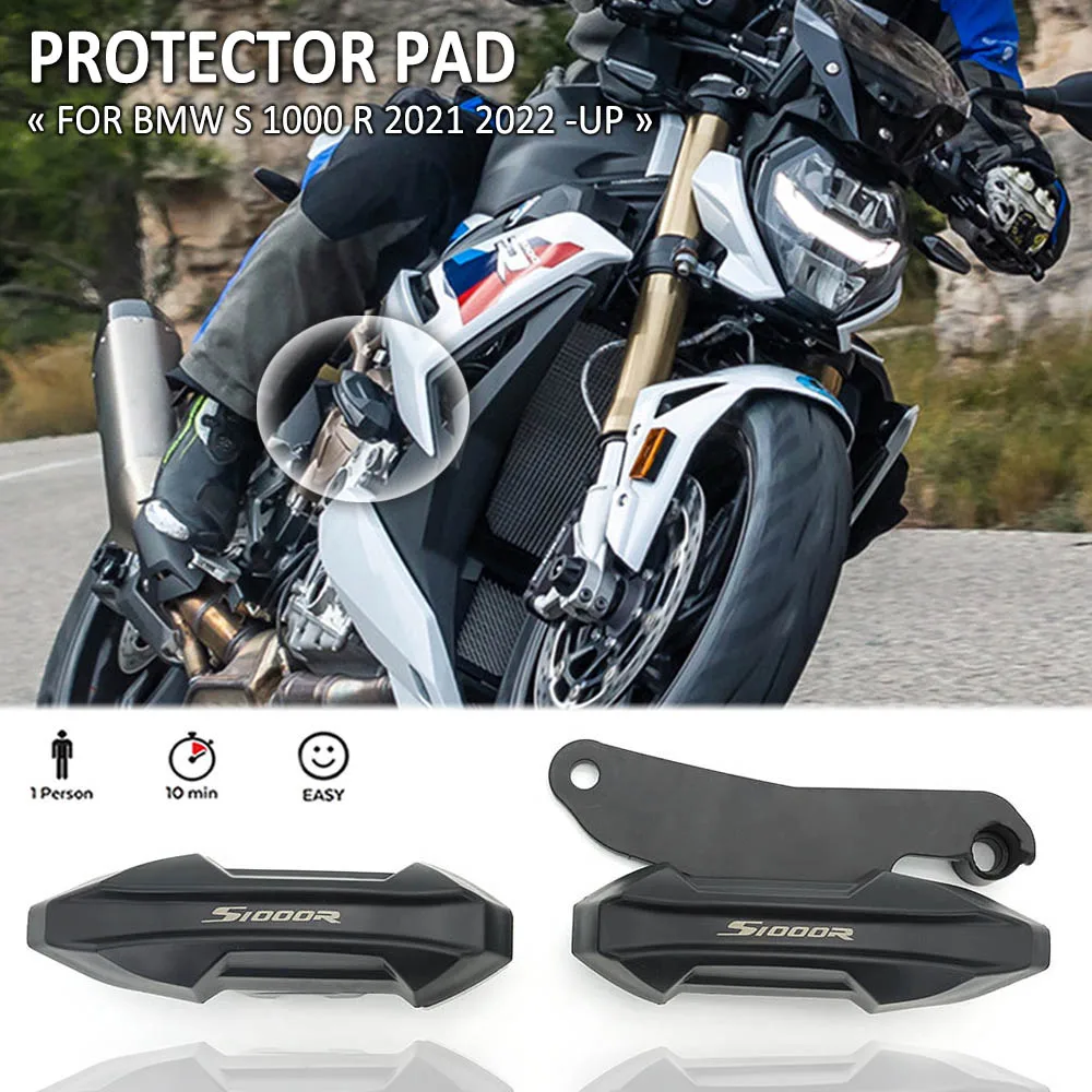 Per BMW S1000R S 1000 R 1000R 2021 2022 moto Anti-caduta colla telaio cursori protezione caduta pad Kit 2018 2019 2020