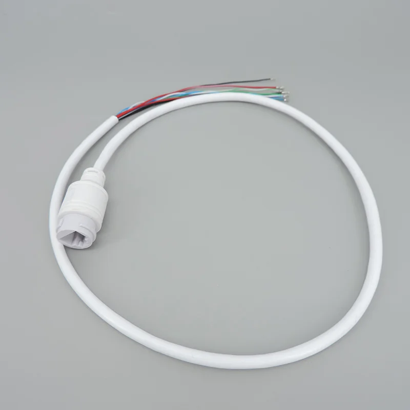 

Сетевой кабель RJ45, 15 В, 9 контактов, 9 ядер, Сетевой провод POE, односторонний кабель питания для IP-камеры, CCTv, мониторинга, белый и черный
