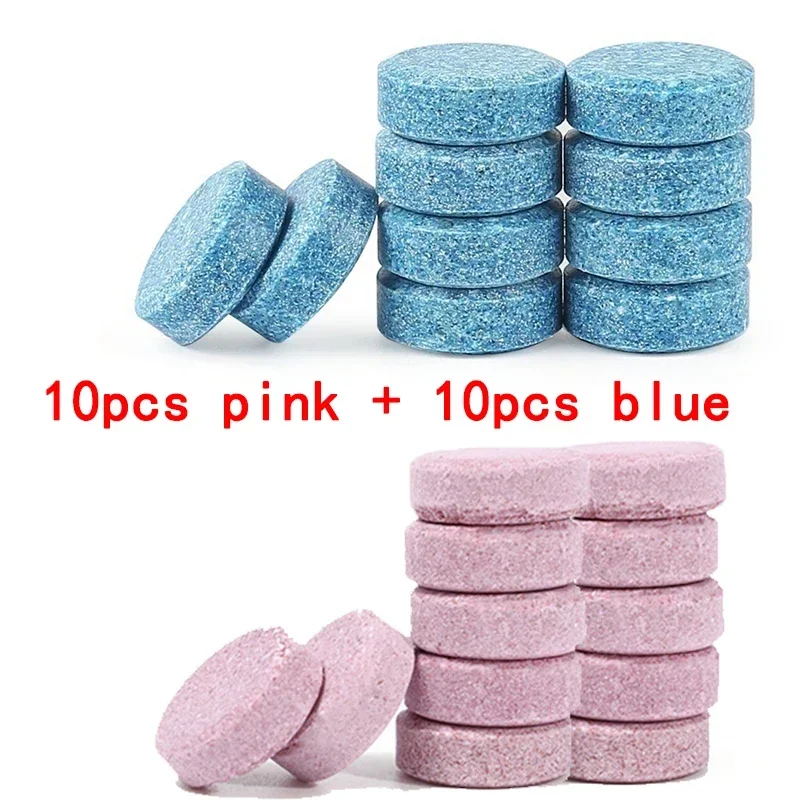 

10 шт., автомобильные шипучие таблетки, твердая жидкость для омывателя лобового стекла, концентрированные чистые таблетки, чистящие автомобильные аксессуары