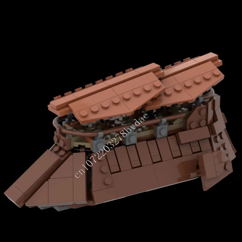 282 шт. Jabba Sail Barge (Канна) MOC креативная модель с видом на улицу строительные блоки