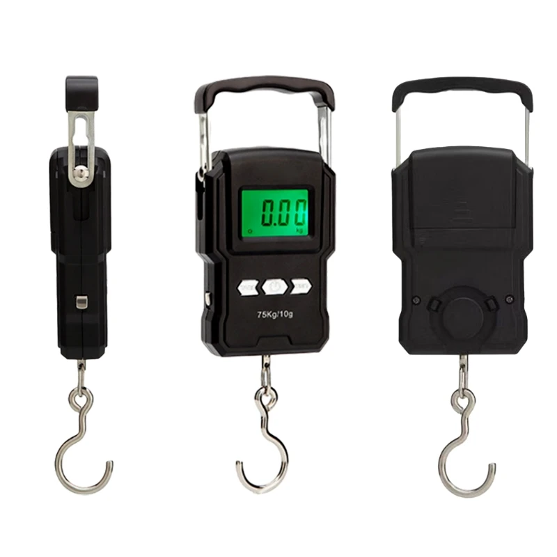 Портативные весы для мини-крана цифровые подвесные домашней рыбалки 165lb/75 кг