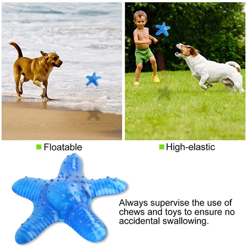 

Pet Dog Toys Star Shape Bite Resistant Toy Food-dispensing Toy Molar Chew Toys for Dogs Interactive Training Pets Supplies