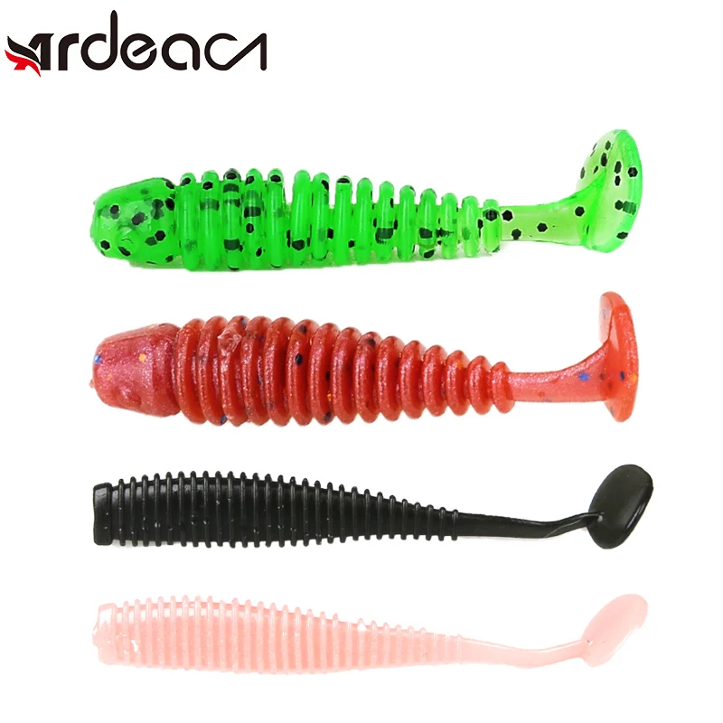 

Ardea Mini Nano Shad Soft Bait 35mm/40mm/50mm Silicone Fish T-tail Worm Wobbler Swimbait Artificial Rubber For Bass Fishing Lure