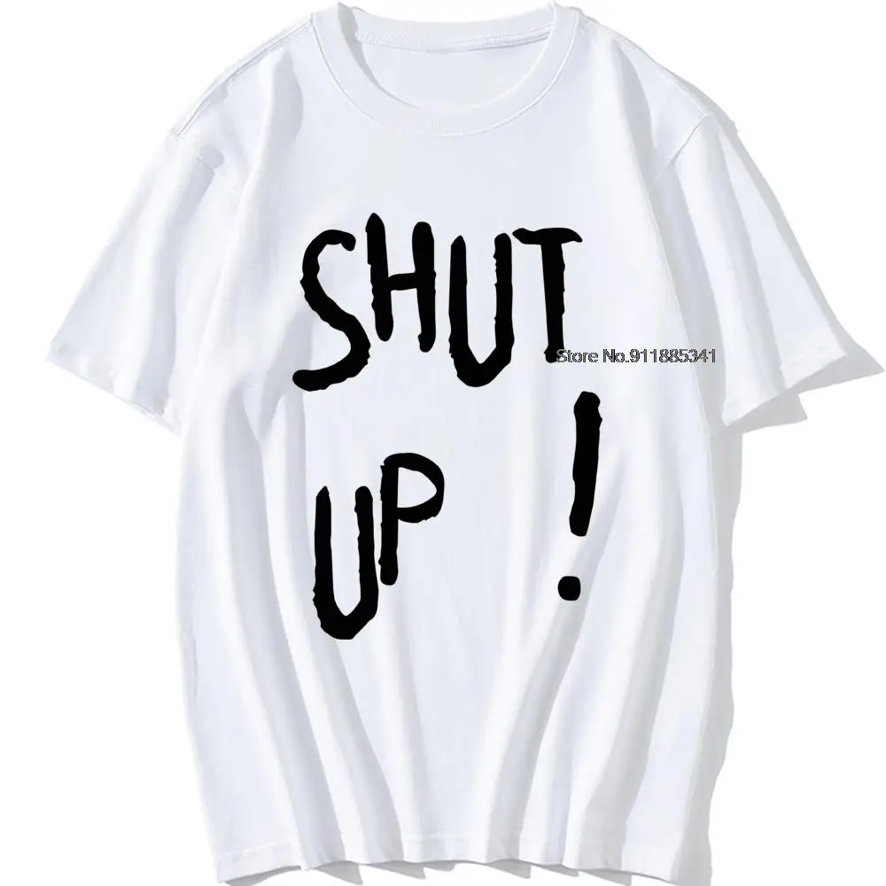 Kpop Kim Tae Hyung T Shirts SHUT UP Letter Printed TShirt Hip Hop Streetwear K-Pop Harajuku Karea Fashion Summer Cotton Top Tee