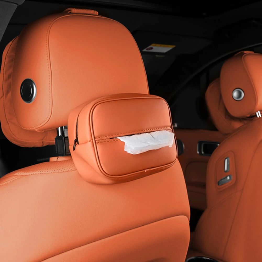 Для LEADING IDEAL Lixiang L7 L8 L9 2022 2023 автомобильная сумка для салфеток подголовник