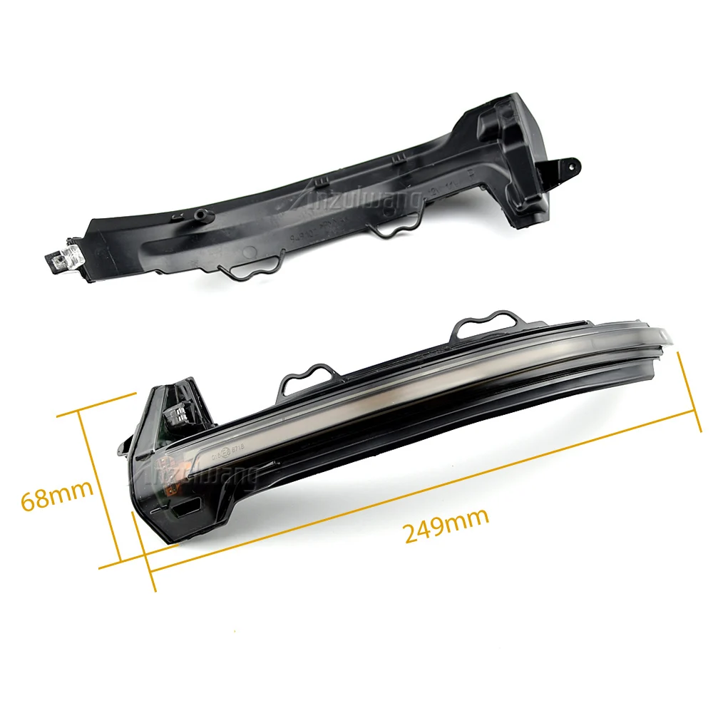 2 шт. для Audi A4 A5 B9 S4 S5 RS5 2017 2018 2019 2020 2021 индикатор бокового зеркала мигалка