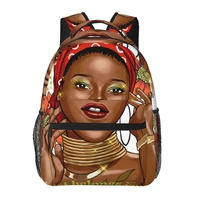 female backpack black woman and sunflower women backpack college school bagpack travel shoulder bags for teenage girls