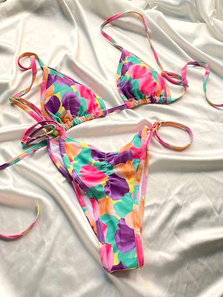 ZRTAK 2022 бикини женский купальник сексуальный Женская Бикини-бандаж пляжная одежда