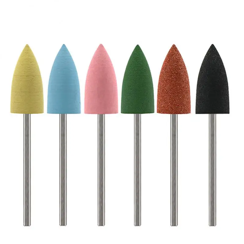 

1Pcs Nail Drill Bits Silicone Milling Electric Cutter Files Burr Buffer For Machine Products Nail Art Grinder Cuticle Tools 2023