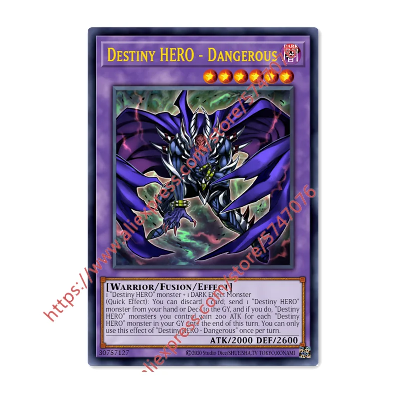 

Yu Gi Oh Destiny HERO - Dangerous SR Japanese English DIY Toys Hobbies Hobby Collectibles Game Collection Anime Cards