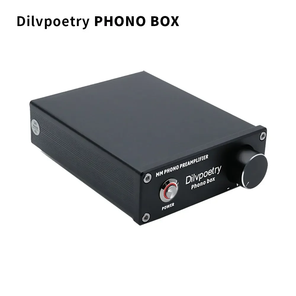 Dilvpoetry PHONO BOX для проигрывателя пластинок аудио Hi-Fi фонокорректор
