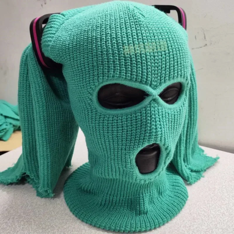 Цветная Лыжная маска Hatsunes Mikued для косплея на все лицо зимняя женская и мужская