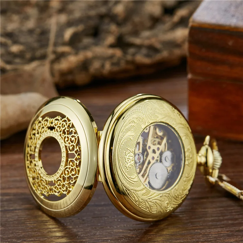 New Flip Style Men's Watch Vintage Style Fully Automatic Mechanical Pocket Watch Gift Watch For Lovers And Elders