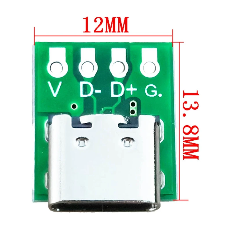 10 шт. штырьковый разъем USB 2 54 на мм