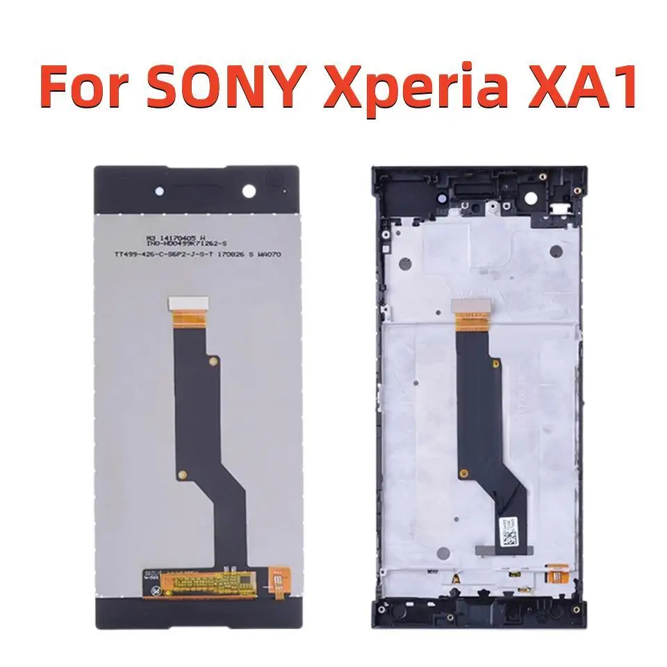 

5,0 "Оригинальный ЖК-дисплей для SONY Xperia XA1 G3112 G3116 G3121, ЖК-дисплей с сенсорным экраном и рамкой для замены дисплея SONY XA1