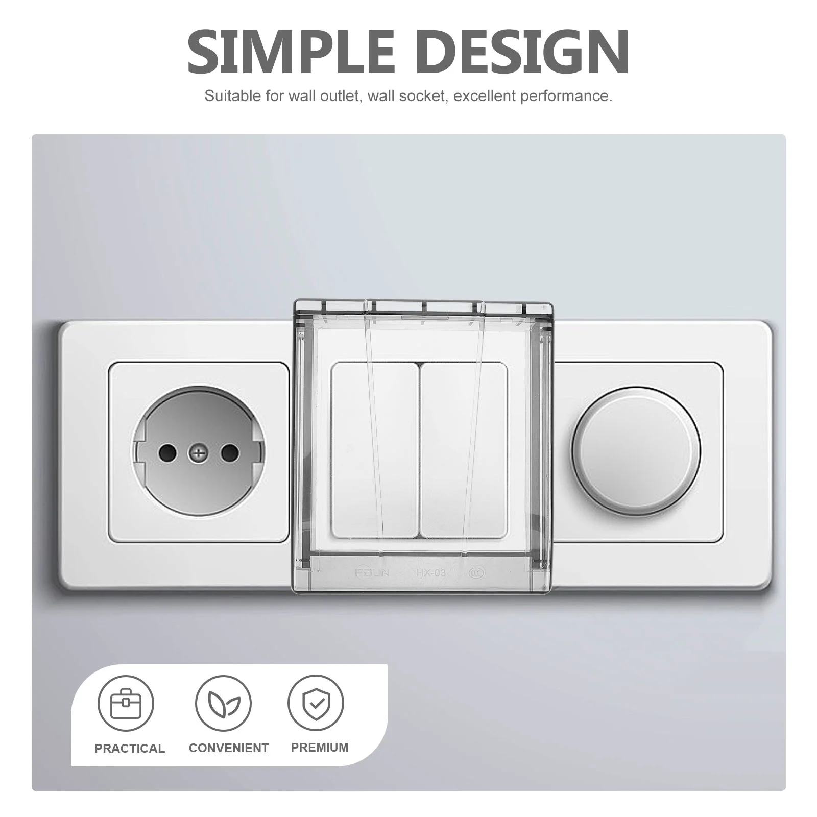 Защитная крышка переключателя крышки розеток наружная клейкая настенная липкая