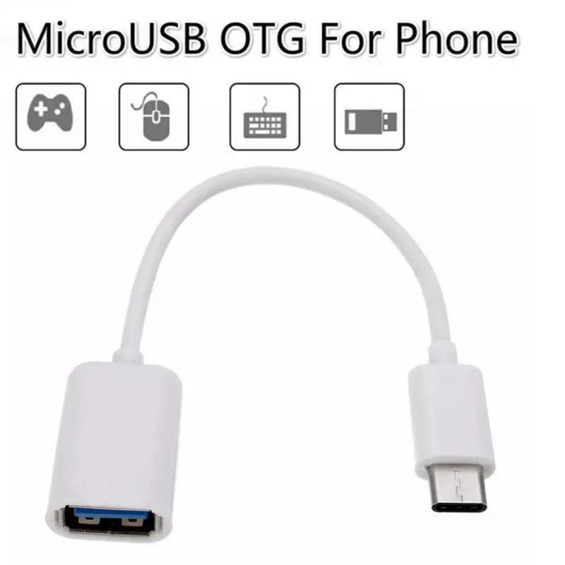 

6 шт. Универсальный глянцевый кабель-Переходник USB C3.1 Type-C OTG Line Type C папа-USB мама TG для синхронизации данных адаптер кабель для IPhone IPad