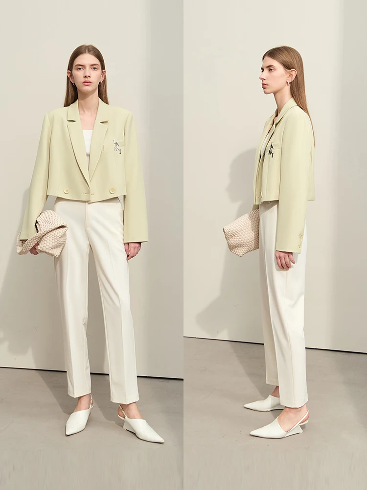 Женские блейзеры в минималистском стиле Amii новинка весны 2024 свободная