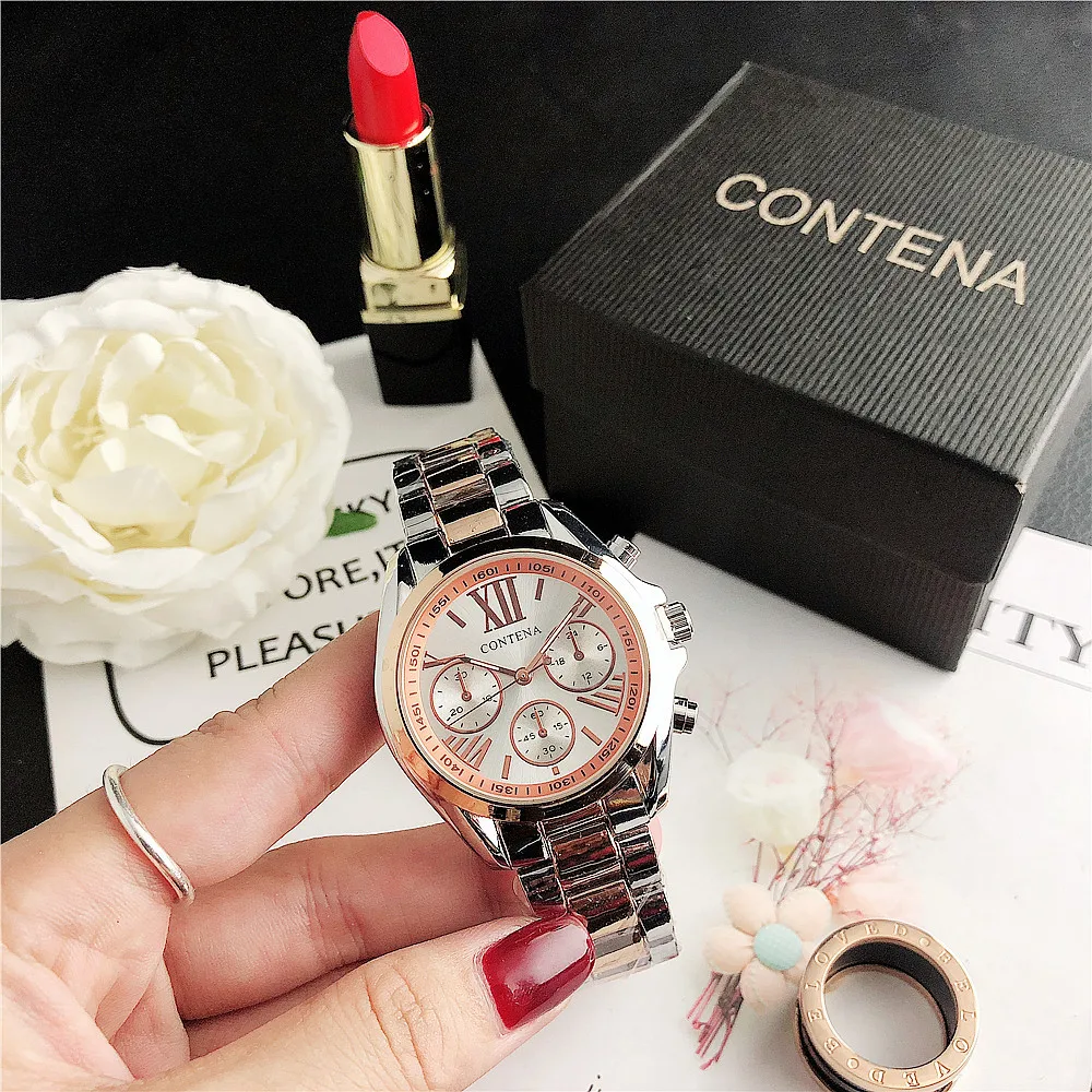 New Creative Watch Women Watches Luxury Rose Gold Quartz Ladies Watches Stainless Steel Bracelets Wristwatches Reloj Mujer2023