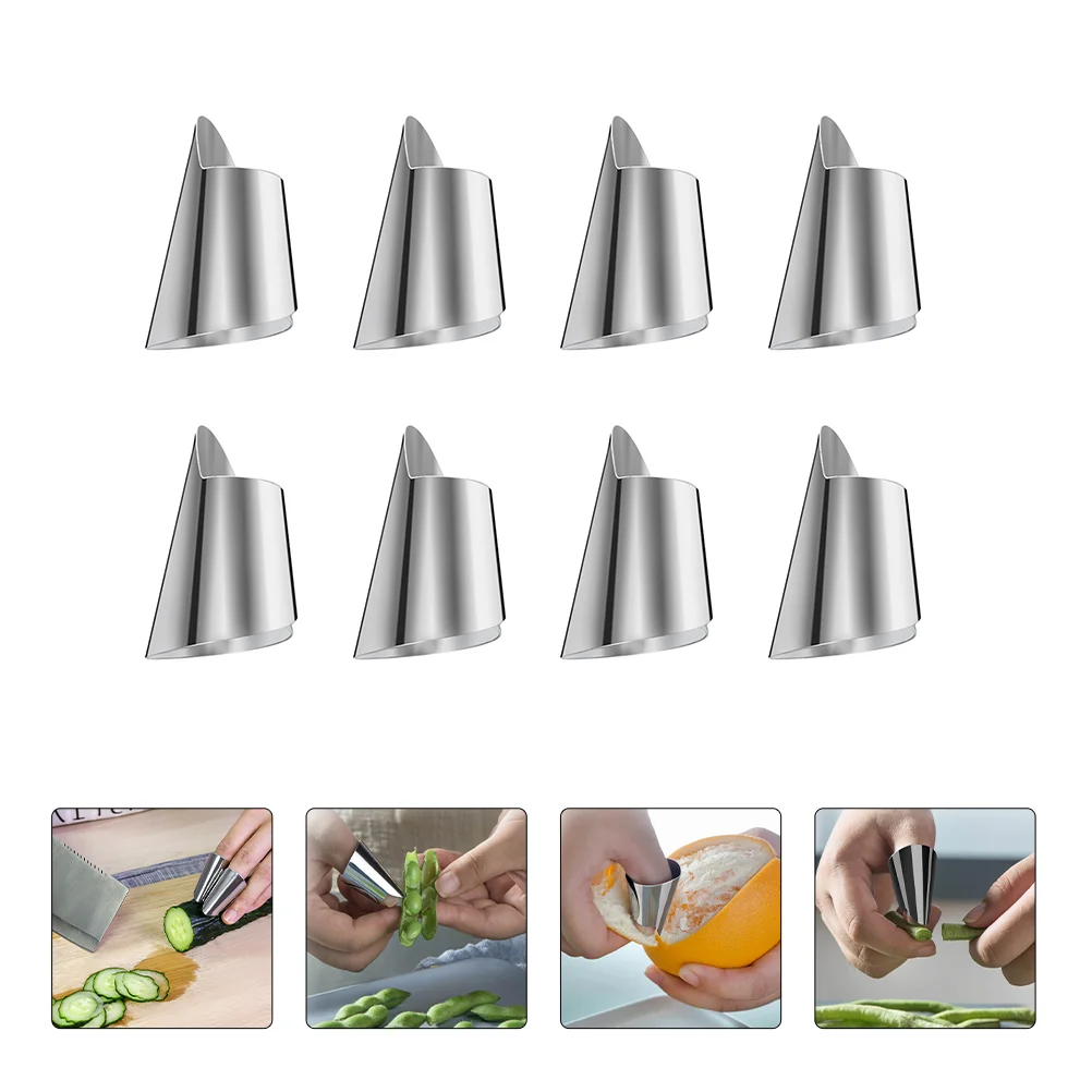 

Finger Protector Cutting Thumb Kitchen Sheller Guard Seafood Chopping Nail Vegetable Steel Stainless Peeler Tools Harvesting