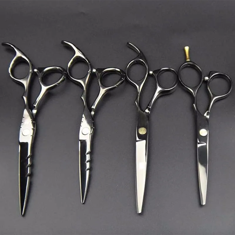 

Japanese 440C Professional Hairdressing Scissors Barber Shears Sharp 5.5 and 6.0 Inch Cutting Thinning Hair Styling Tool