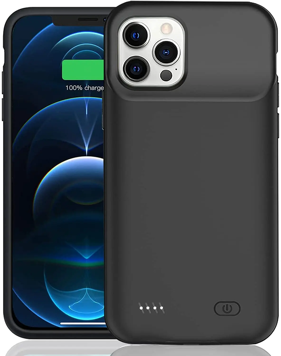 

Battery Case for iPhone 12 Pro Max, Enhanced 8500mAh Smart Rechargeable Portable Protective Charging Case Extended Battery