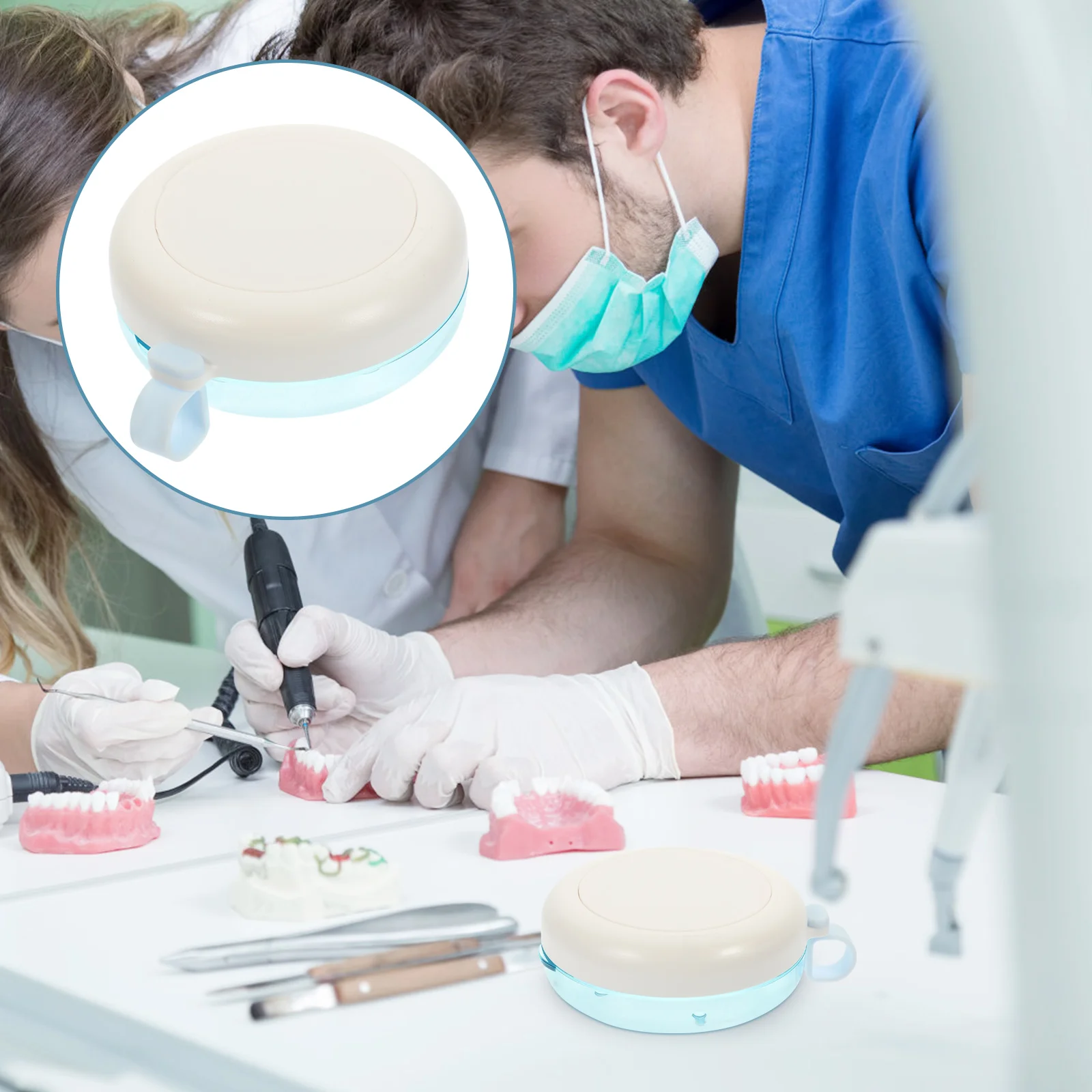 

Case Box Denture Retainer Storage Containerteeth Bracenightfalse Temporary Retainers Holder Aligner Braces Slim Clear Holes