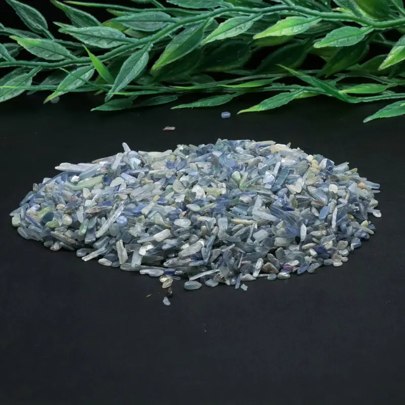 

3-5mm 100g Natural Kyanite Crystal Healing Blue Small Gravel Quartz Mineral Landscape Fish Tank FlowerPot Garden Home Ornament