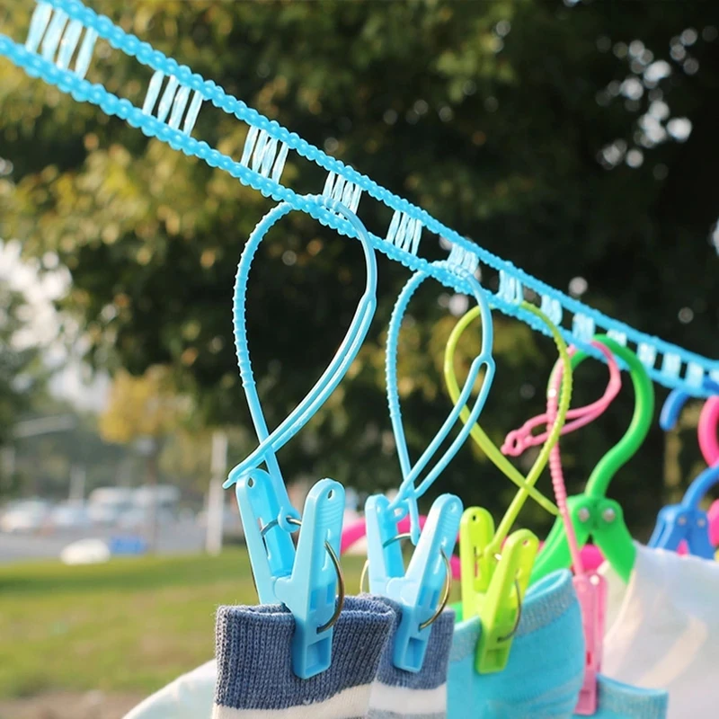 

3/5/10m Clothes Line Fence Clothesline Household Breathable Rope Outdoor Travel Non-slip Horse Laundry Storage Organization Home