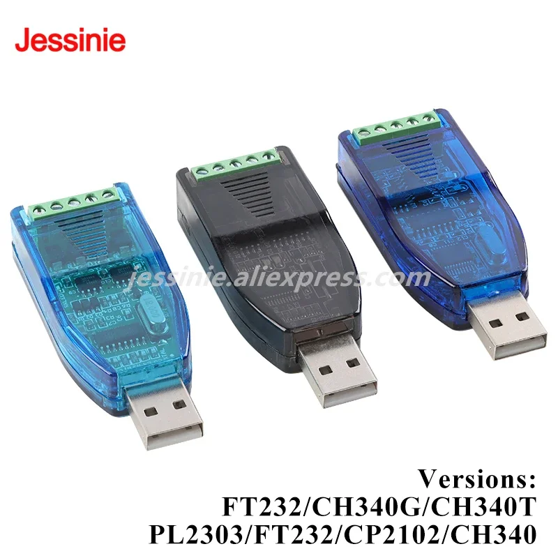 Промышленный USB-RS485 RS422 RS232 двунаправленный полудуплексный преобразователь CH340 FT232 PL2303 Модуль связи Защита телевизора (art.: 3920d40115a03) - 3920d40115a03