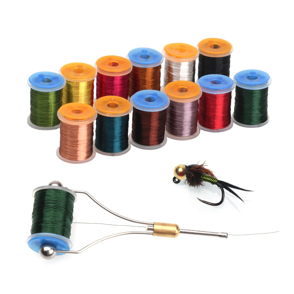 Медная Проволока 0 2 Мм Для Тонкого Завязывания Мушек Ловли Форели И Окуня