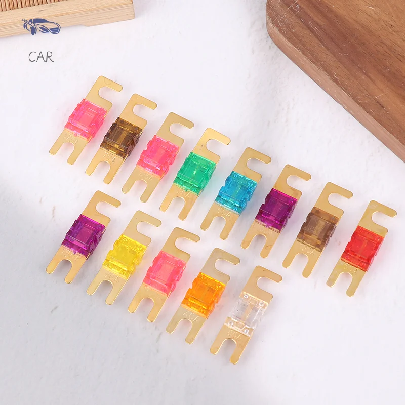Позолоченные предохранители для автомобиля мини-предохранитель аудио 20 А 30 40 50 60