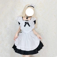 haya japanese cosplay costume womens anime cosplay maid lolita cafe dress sexy maid outfit lolita punk kawaii dress